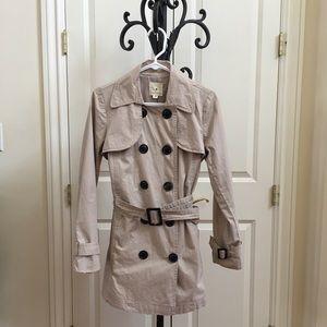 Beige women’s spring coat